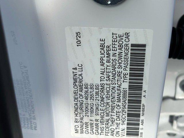 new 2025 Honda Accord Hybrid car, priced at $35,745