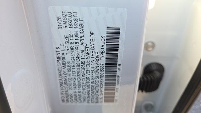 new 2026 Honda Ridgeline car, priced at $46,540