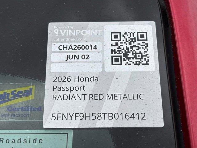 new 2026 Honda Passport car, priced at $48,319