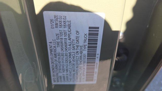 new 2026 Honda Ridgeline car, priced at $50,140