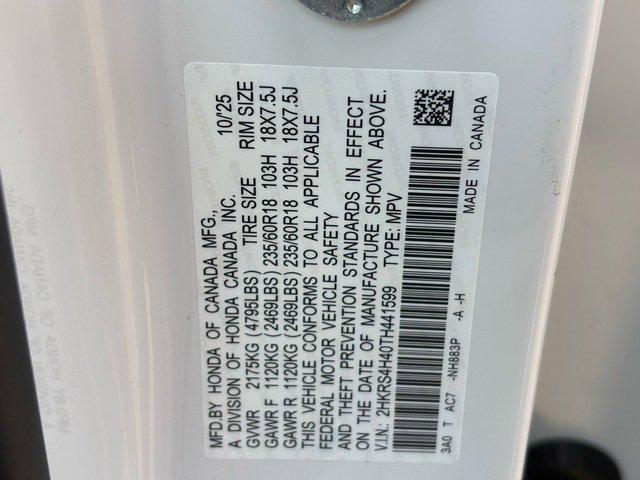 new 2026 Honda CR-V car, priced at $35,899