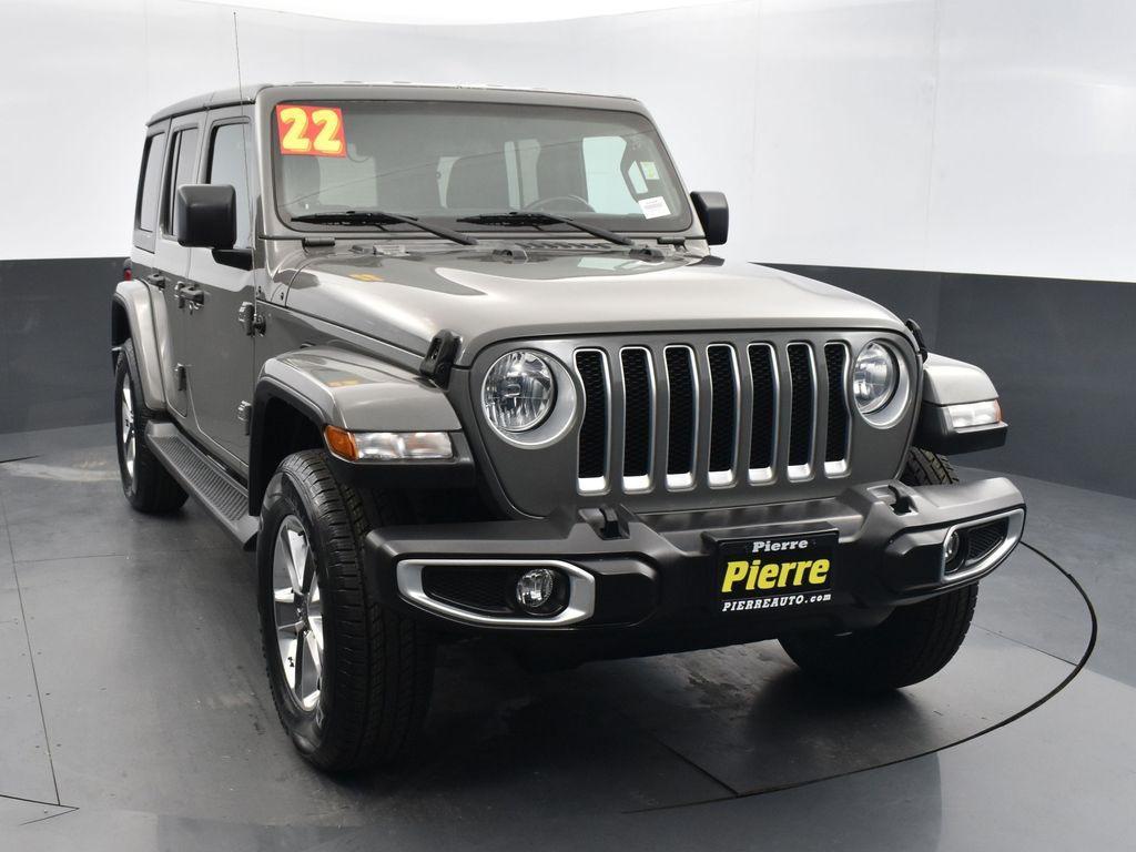 used 2021 Jeep Wrangler Unlimited car, priced at $24,491