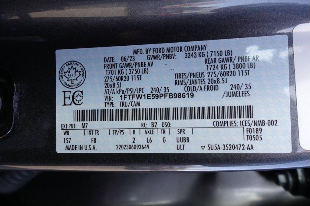 used 2023 Ford F-150 car, priced at $37,995