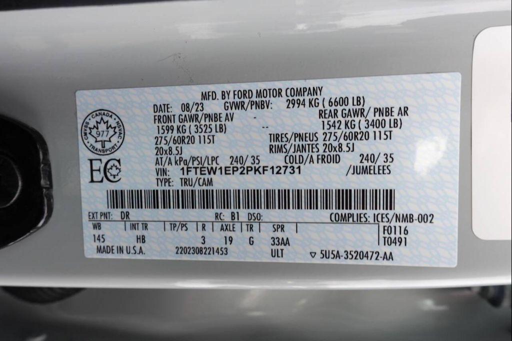 used 2023 Ford F-150 car, priced at $49,995