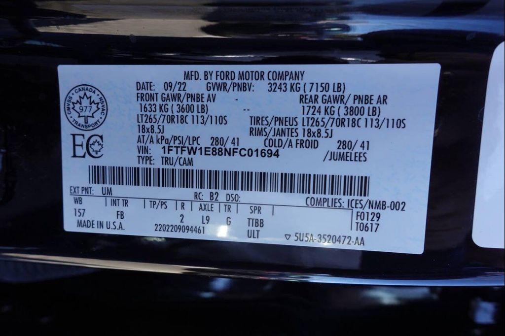 used 2022 Ford F-150 car, priced at $36,995