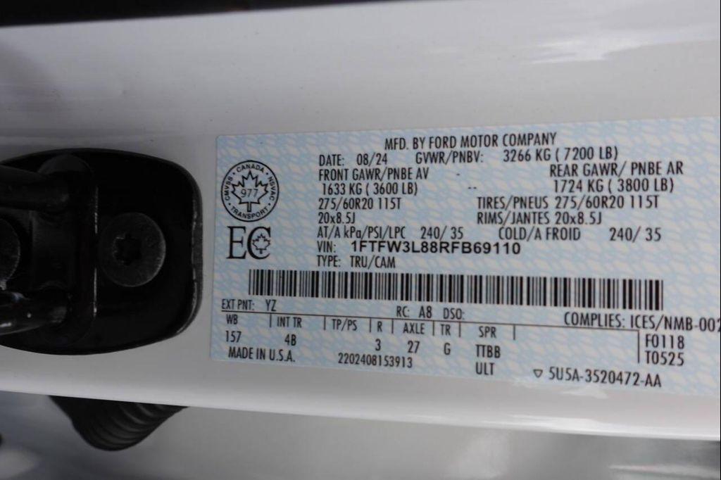 used 2024 Ford F-150 car, priced at $46,875