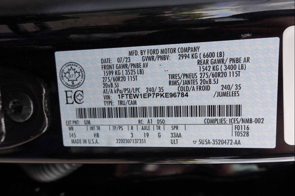 used 2023 Ford F-150 car, priced at $50,344