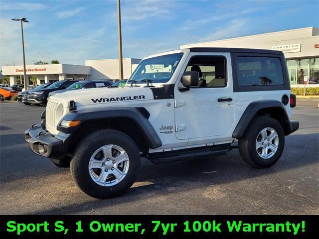 used 2021 Jeep Wrangler car, priced at $24,600