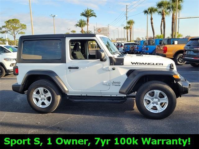 used 2021 Jeep Wrangler car, priced at $24,600