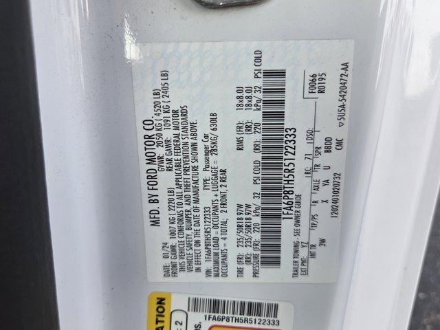 used 2024 Ford Mustang car, priced at $28,995