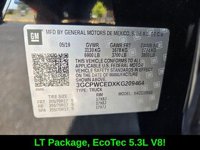 used 2019 Chevrolet Silverado 1500 car, priced at $27,500