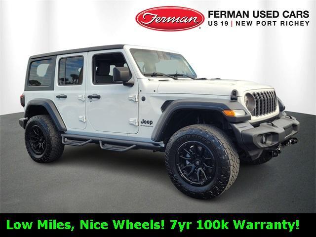 used 2024 Jeep Wrangler car, priced at $37,500
