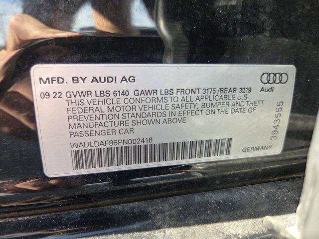 used 2023 Audi A8 car, priced at $44,900
