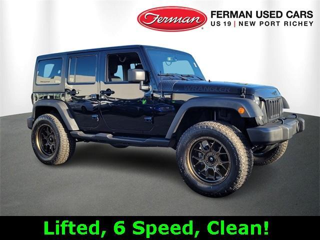 used 2017 Jeep Wrangler Unlimited car, priced at $18,888