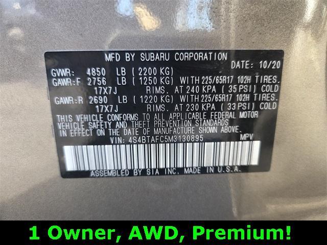 used 2021 Subaru Outback car, priced at $20,500