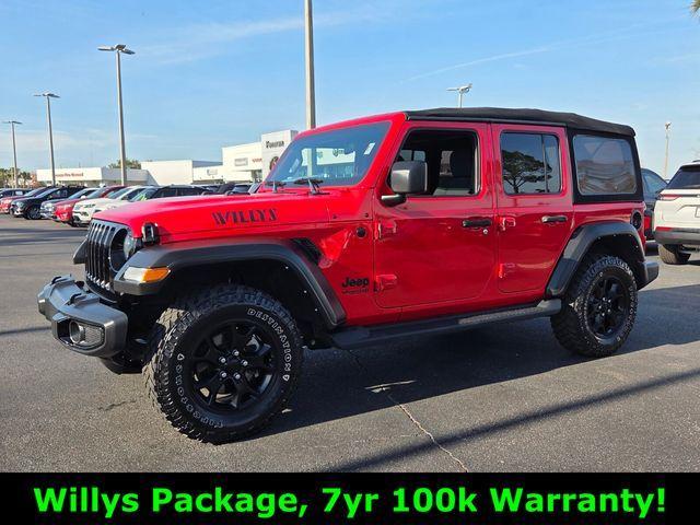 used 2022 Jeep Wrangler Unlimited car, priced at $28,500