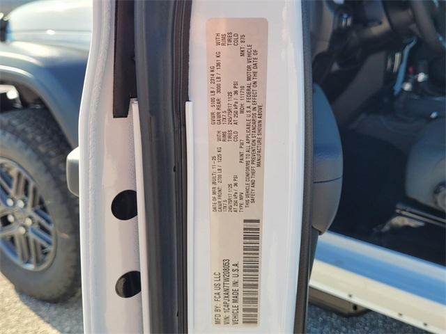 new 2026 Jeep Wrangler car, priced at $38,807