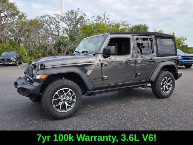 used 2024 Jeep Wrangler car, priced at $35,500