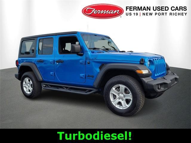 used 2022 Jeep Wrangler Unlimited car, priced at $27,500