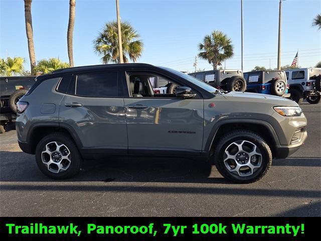 used 2022 Jeep Compass car, priced at $22,500