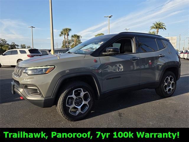 used 2022 Jeep Compass car, priced at $22,500