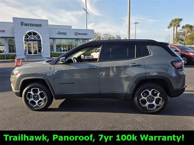 used 2022 Jeep Compass car, priced at $22,500