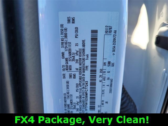 used 2021 Ford F-150 car, priced at $23,500