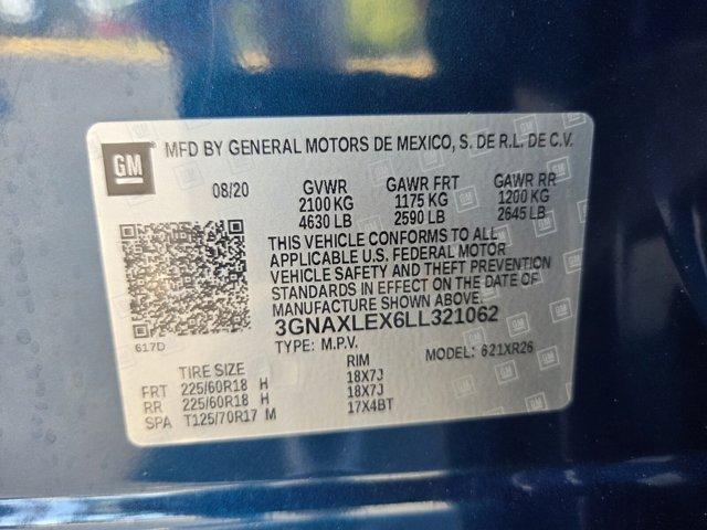 used 2020 Chevrolet Equinox car, priced at $18,777