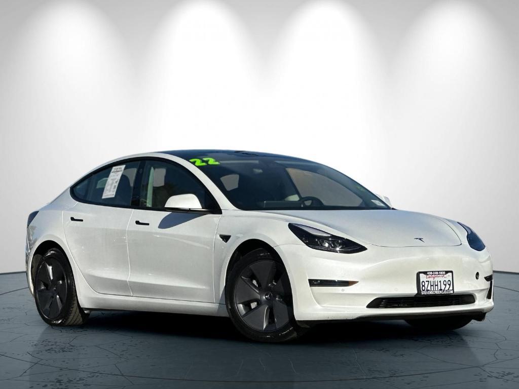 used 2022 Tesla Model 3 car, priced at $26,991