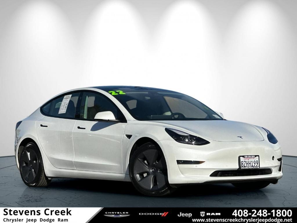 used 2022 Tesla Model 3 car, priced at $26,991