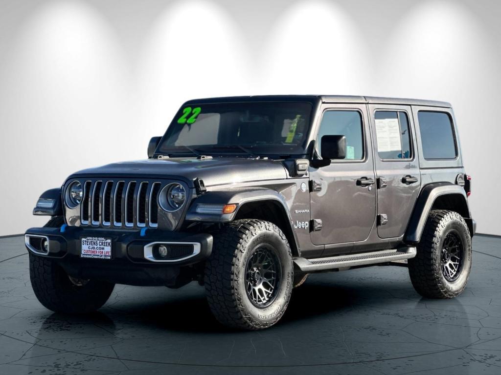 used 2022 Jeep Wrangler Unlimited 4xe car, priced at $28,499
