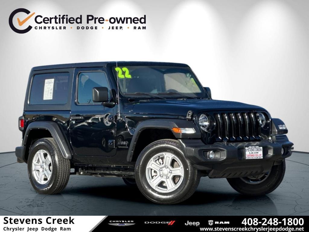 used 2022 Jeep Wrangler car, priced at $26,989