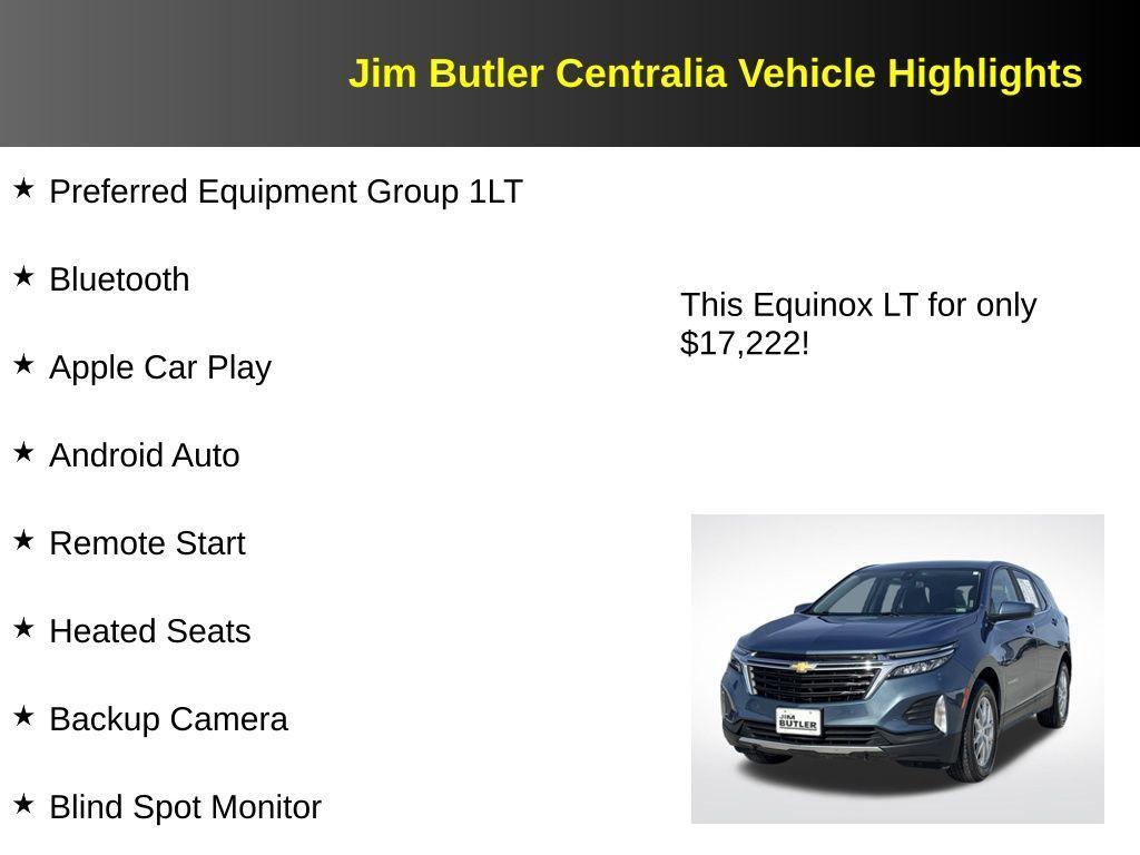 used 2024 Chevrolet Equinox car, priced at $17,222