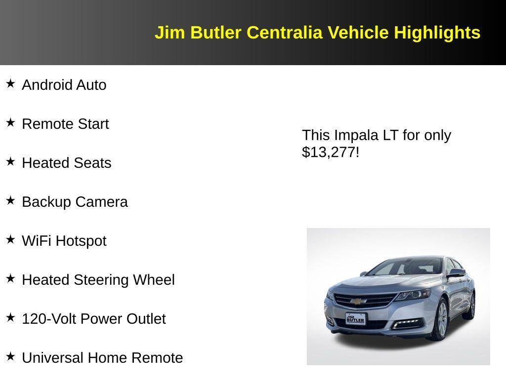 used 2019 Chevrolet Impala car, priced at $13,277