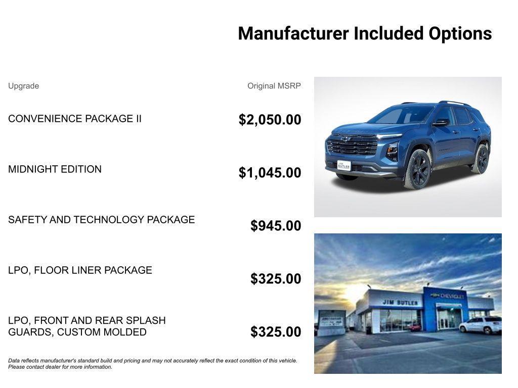 new 2026 Chevrolet Equinox car, priced at $33,088