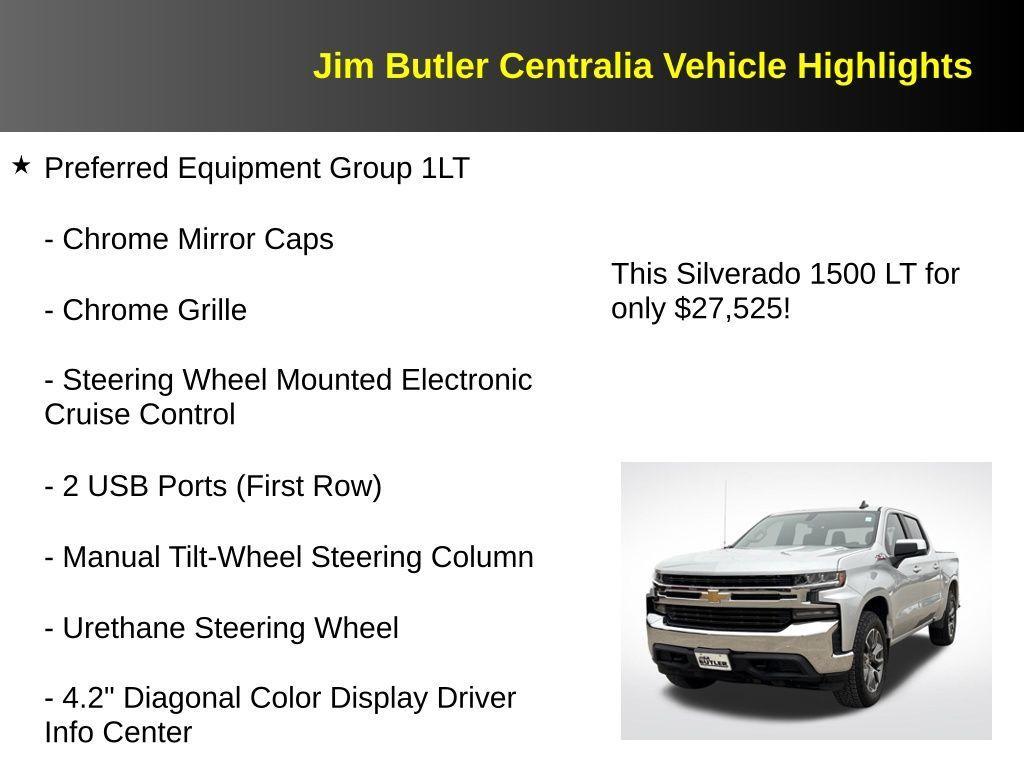 used 2020 Chevrolet Silverado 1500 car, priced at $27,525