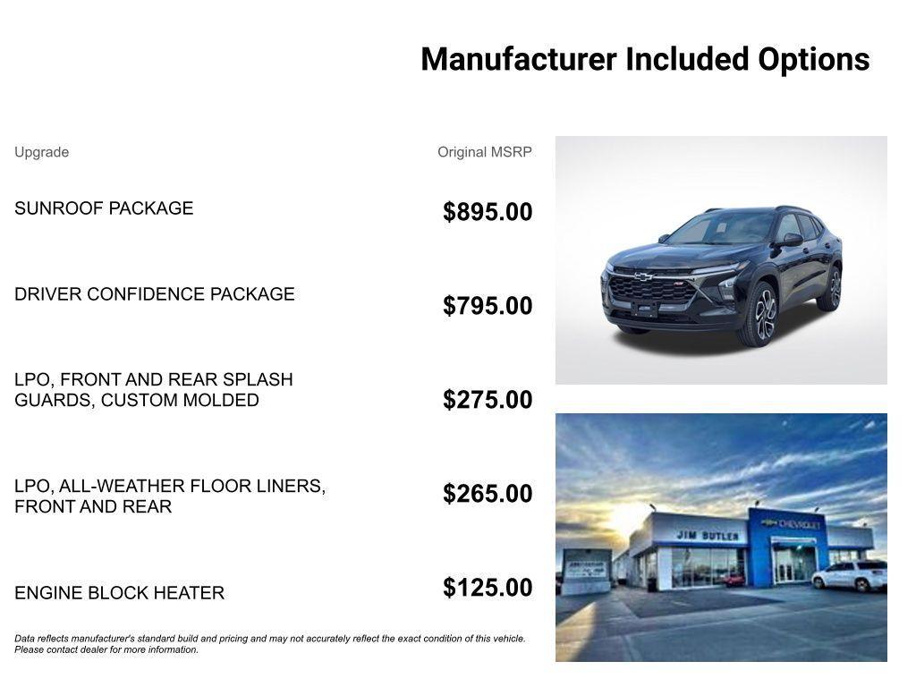 new 2026 Chevrolet Trax car, priced at $25,849