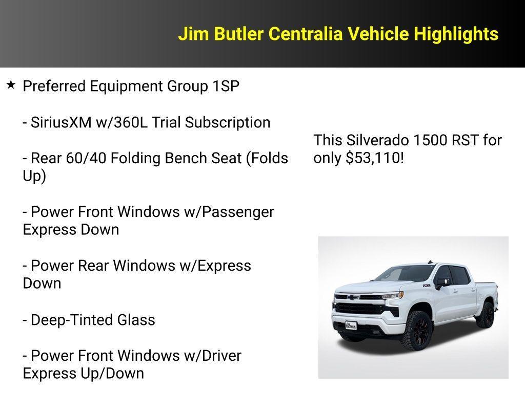 new 2025 Chevrolet Silverado 1500 car, priced at $55,105