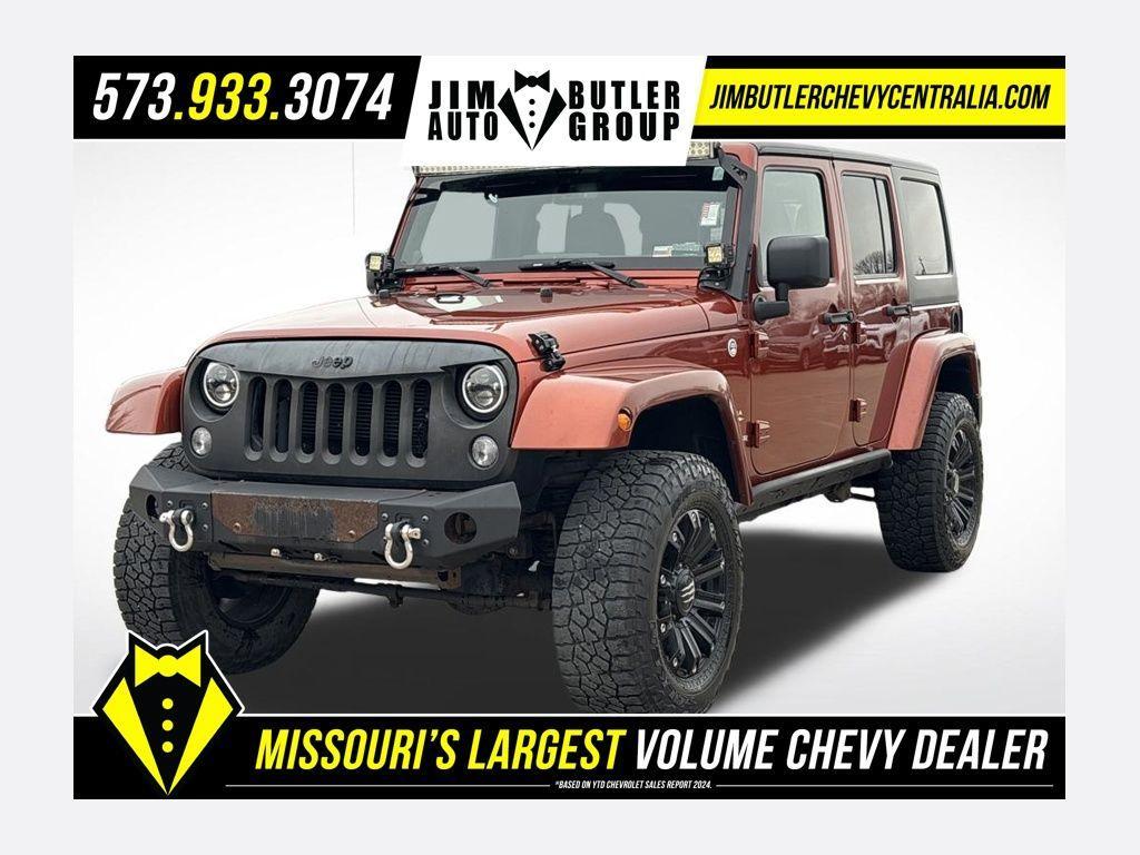 used 2014 Jeep Wrangler Unlimited car, priced at $19,229