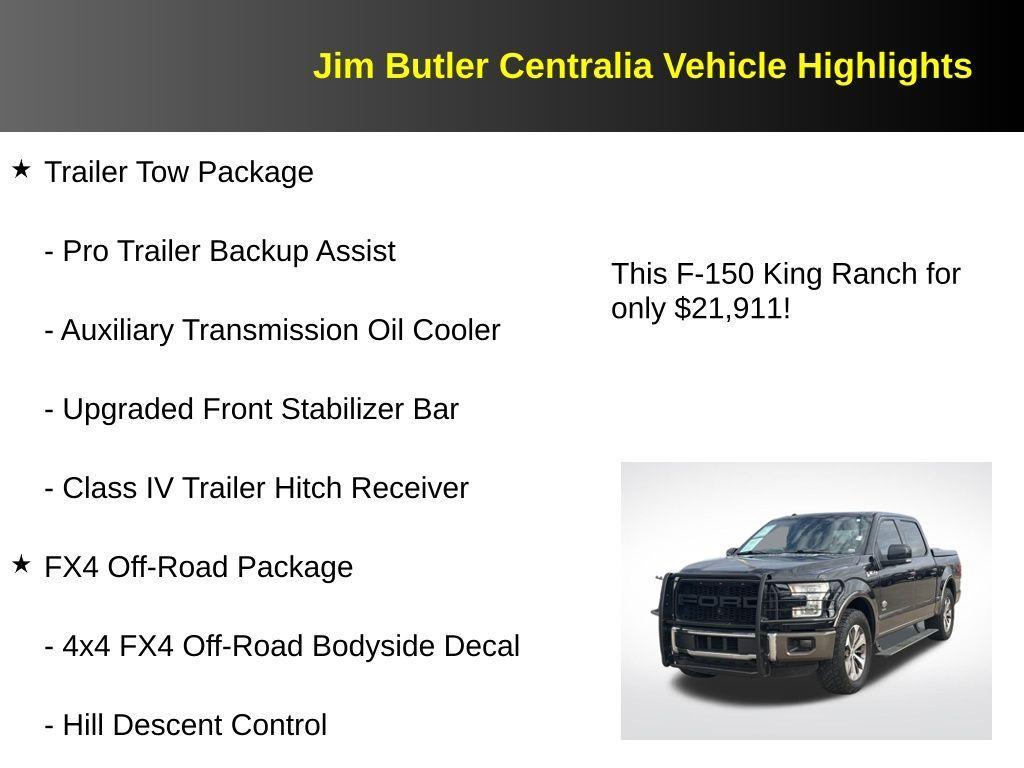 used 2016 Ford F-150 car, priced at $21,911