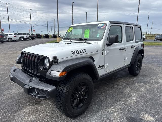 used 2022 Jeep Wrangler Unlimited car, priced at $30,441