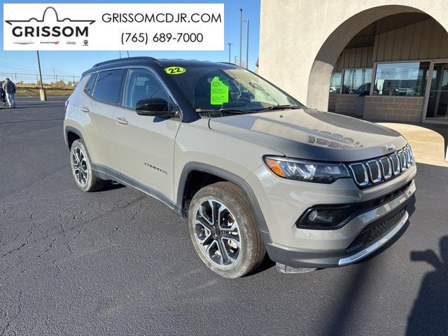 used 2022 Jeep Compass car, priced at $22,348