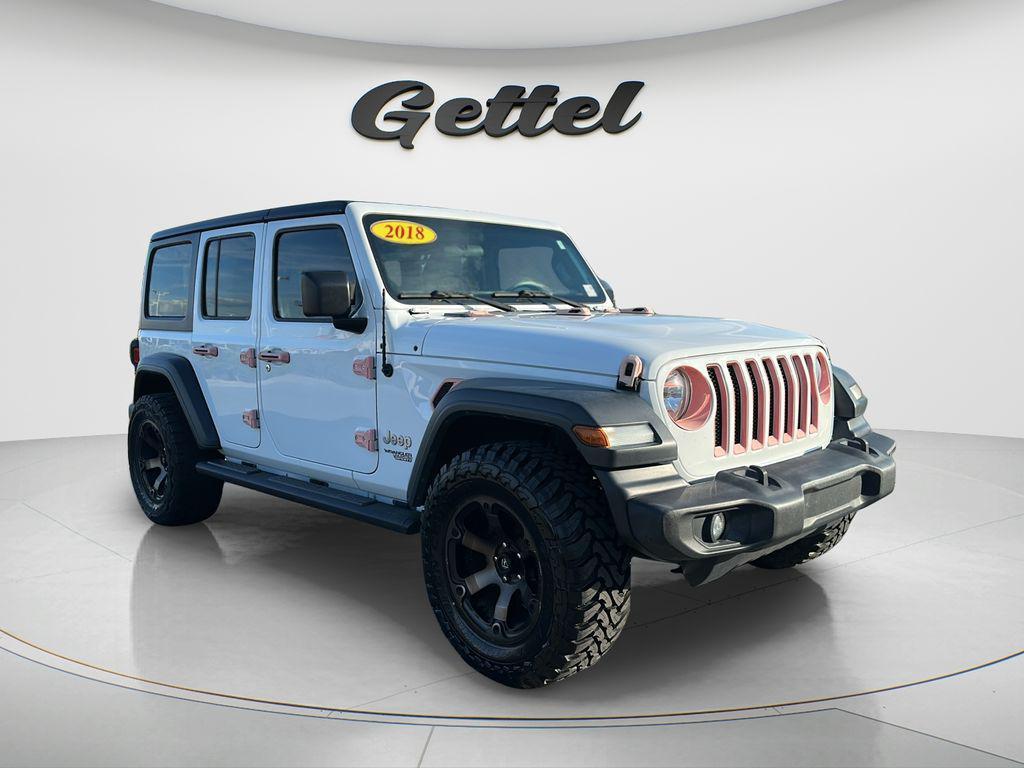 used 2018 Jeep Wrangler Unlimited car, priced at $19,982