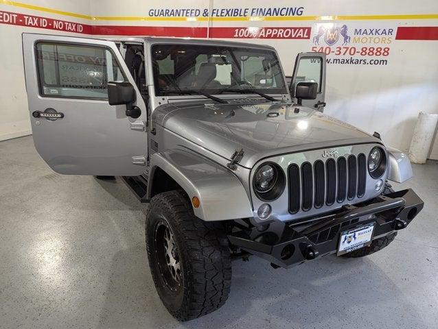 used 2015 Jeep Wrangler Unlimited car, priced at $19,498