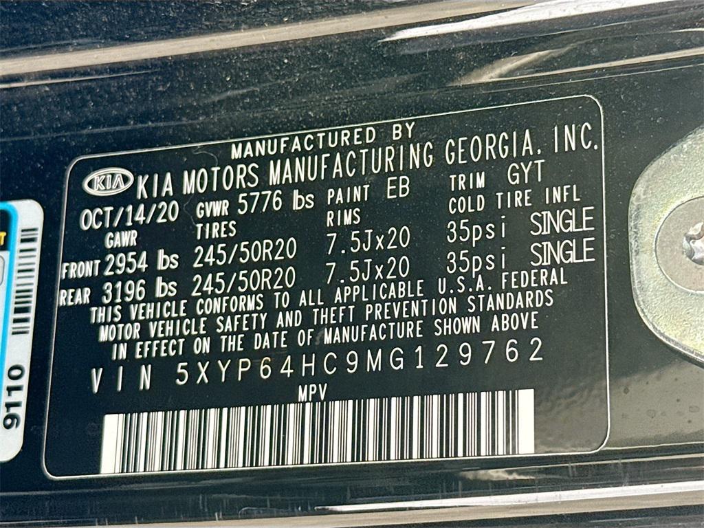 used 2021 Kia Telluride car, priced at $19,400