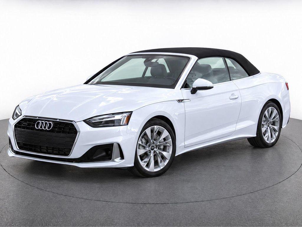 2022 Audi A5 in Ibis White/Black Roof for sale in the USA