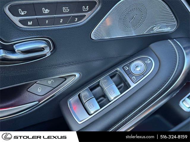 used 2017 Mercedes-Benz AMG S 63 car, priced at $65,500