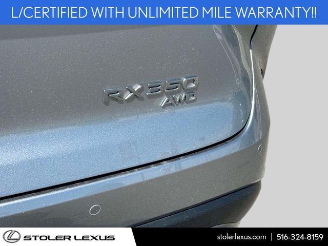 used 2024 Lexus RX 350 car, priced at $50,075