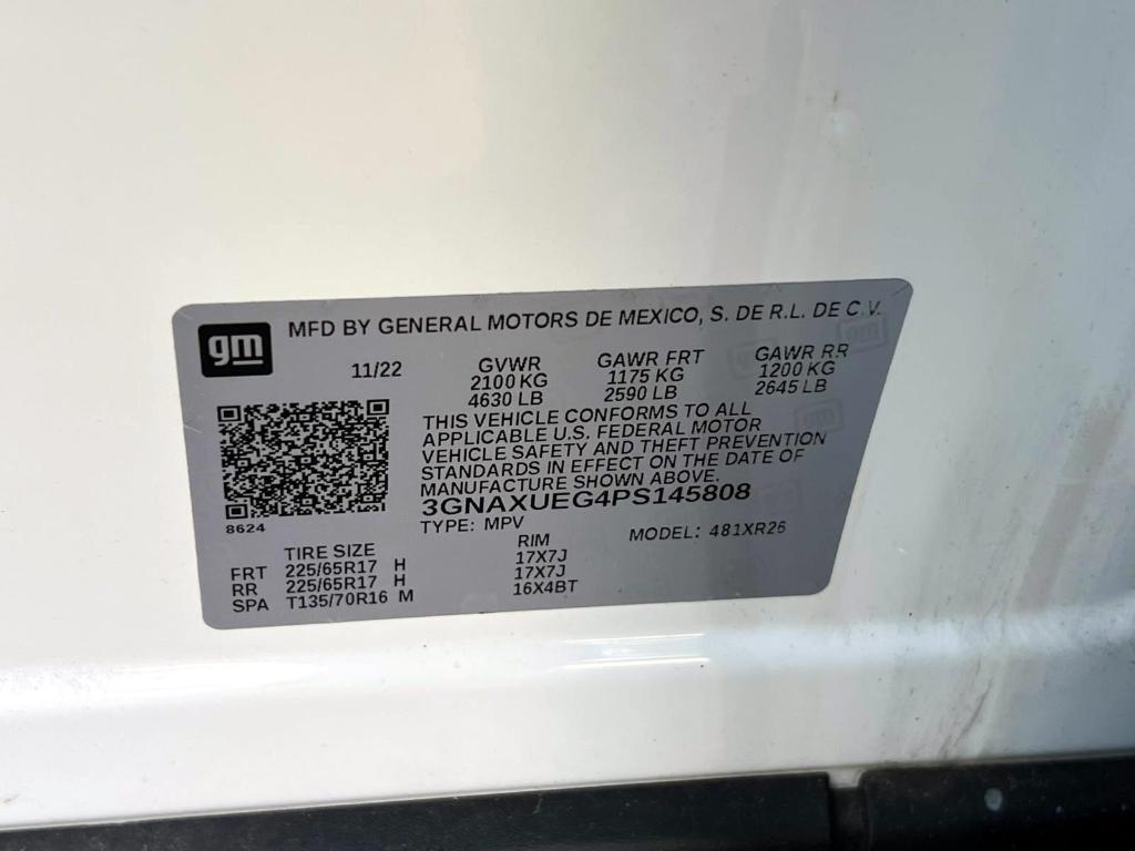 used 2023 Chevrolet Equinox car, priced at $20,479