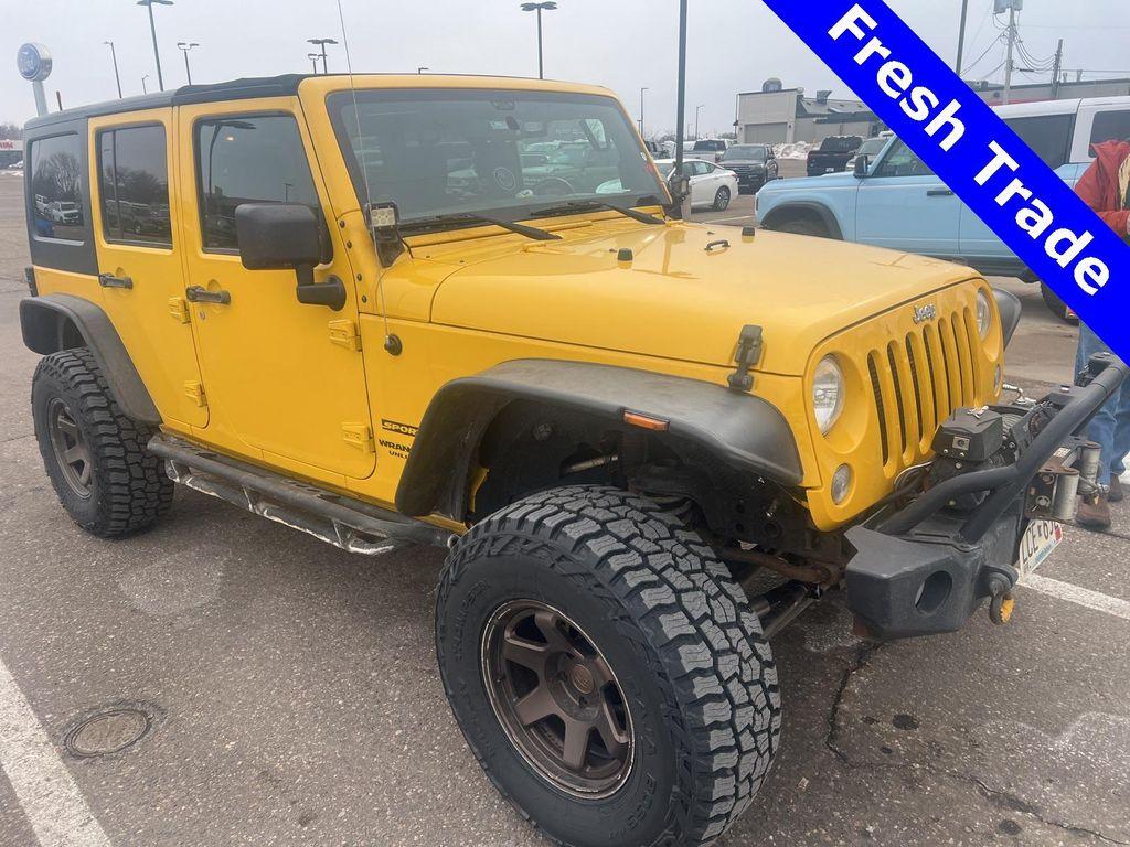 used 2015 Jeep Wrangler Unlimited car, priced at $14,399